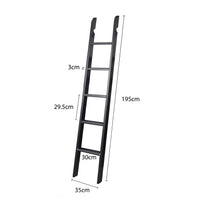 Hamptons Classic Display Throws Or Decorative Blanket Hanger/Bookcase Ladder in White /Black /Natural