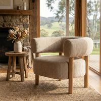 Scandi-Modern Tub Accent Chair