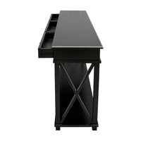 Hamptons Halifax Side Cross 3 Drawer Console Hall Table