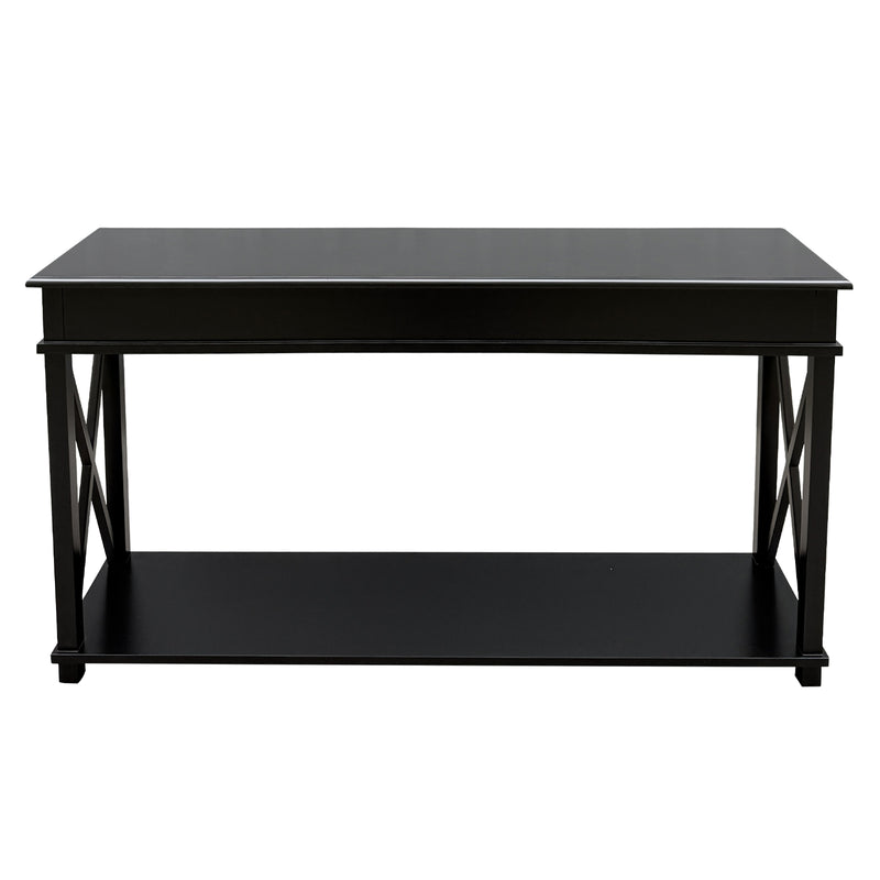 Hamptons Halifax Side Cross 3 Drawer Console Hall Table