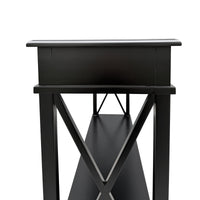 Hamptons Halifax Side Cross 3 Drawer Console Hall Table