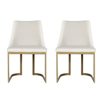 Artiss Dining Chairs Set of 2 Linen Fabric Frame Beige