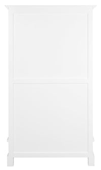 Tasmania 2 Drawer Bookcase (White)