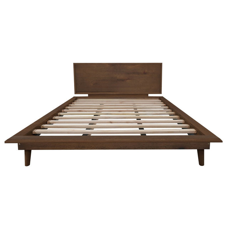 Gatsby Platform Queen Bed (Walnut)