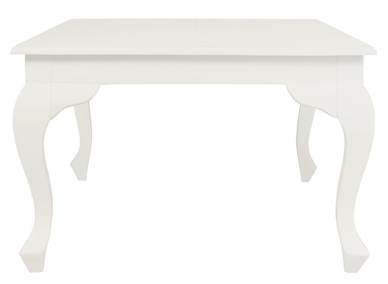 Queen Anne Coffee Table 120 x 70 cm - White