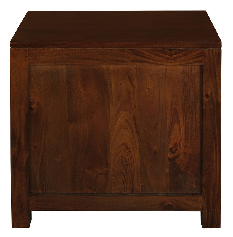 Paris 1 Drawer Solid Mahogany Timber Lamp Table (Mahogany)