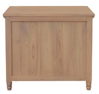 Beau 3 Drawer Solid White Cedar Turn Leg Dresser (Natural)