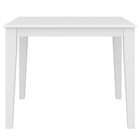 Daisy Dining Table 100cm Solid Acacia Timber Wood Hampton Furniture - White