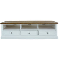 Norah ETU Entertainment TV Unit 180cm 3 Drawer Solid Acacia Timber Wood