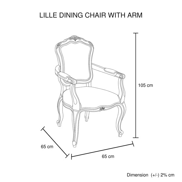 Large Size Oak Wood White Washed Finish Arm Chair Dining Set