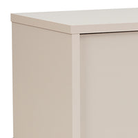 TV Cabinet with Storage Drawer Open Shelve Cabinet MDF in Champagne Colour