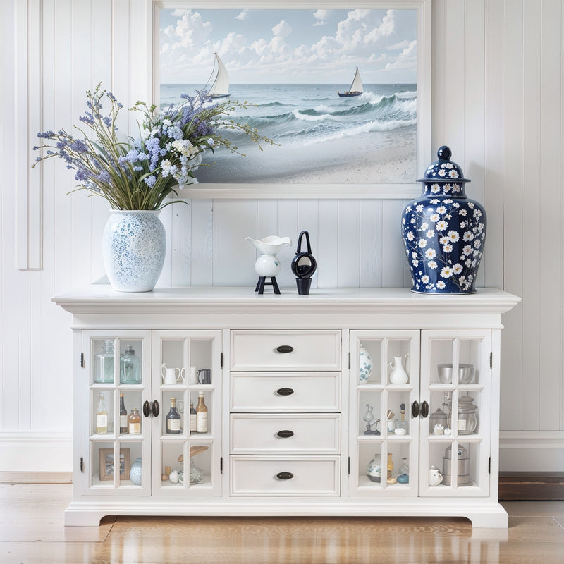 Hamptons Halifax Large Kitchen Cabinet