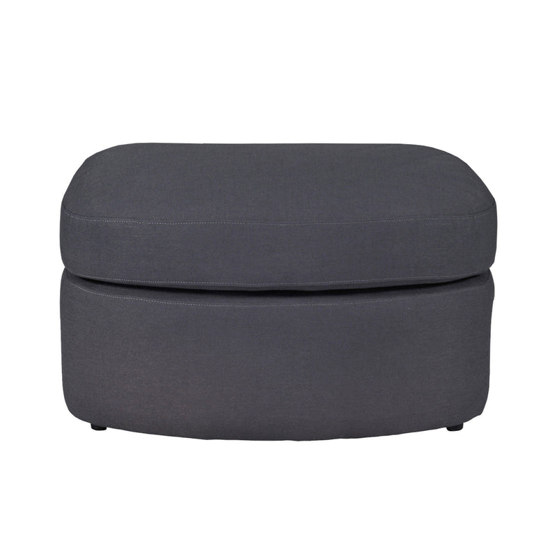 Contemporary Modern Austin Linen Foot Stool Ottoman