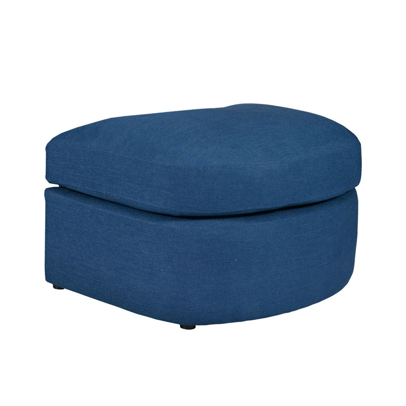 Contemporary Modern Austin Linen Foot Stool Ottoman