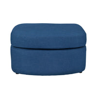 Contemporary Modern Austin Linen Foot Stool Ottoman