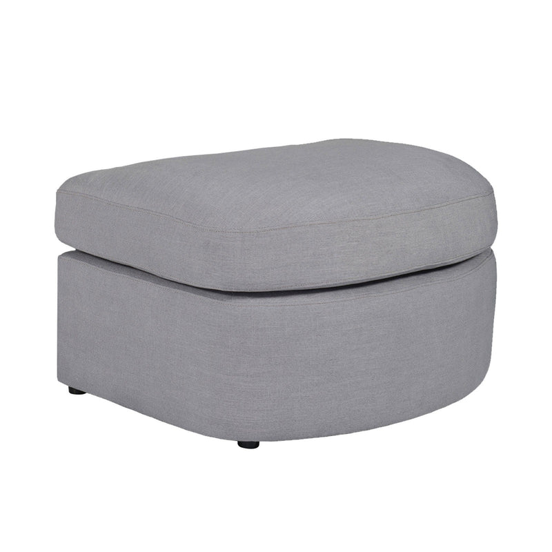 Contemporary Modern Austin Linen Foot Stool Ottoman