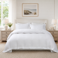 Monalisa Everyday Luxury 100% Premium Cotton 4-Piece Bedding Set – Quilt Cover, Flat Sheet & Pillowcases