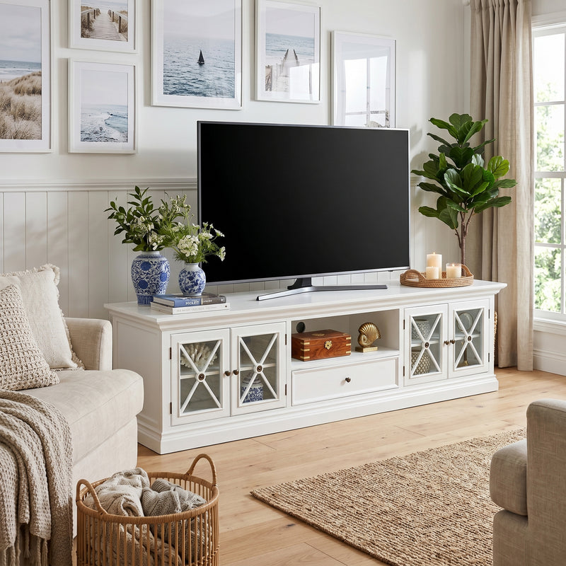 Hamptons Halifax Criss Cross TV Entertainment Unit