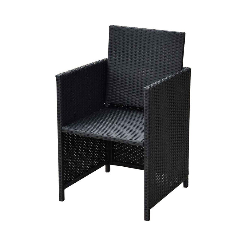 Outdoor Living Havana Wicker Rattan Dining Chair with cushion