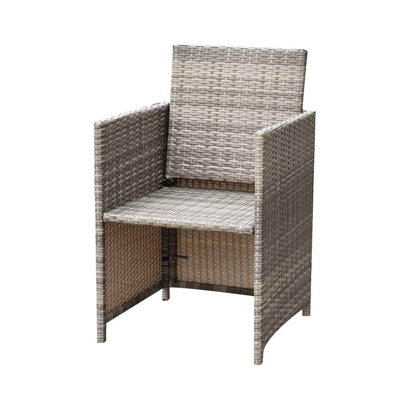 Outdoor Living Havana Wicker Rattan Dining Chair with cushion