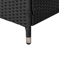 Malibu Set of 2 Outdoor Dining Chairs Furniture Rattan Steel Frame