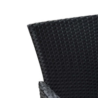 Malibu Set of 2 Outdoor Dining Chairs Furniture Rattan Steel Frame