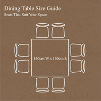 French Provincial Chateau Pedestal Square Dining Table