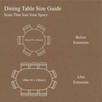 Hamptons Round Dining Table with Dentil Molding in Natural Ash Pedestal Base150cm-190cm