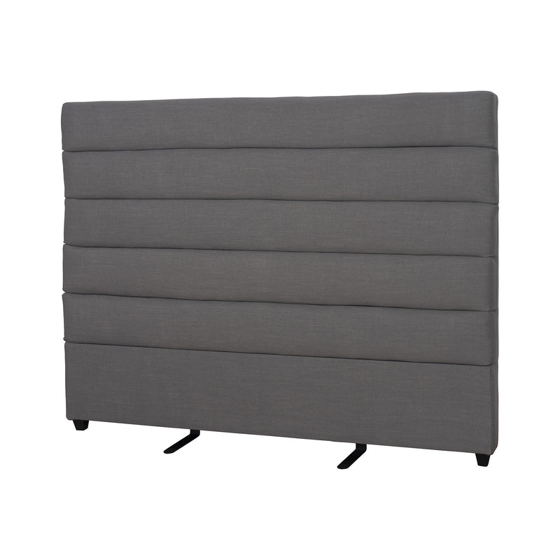 Contemporary Modern Heather Upholstered Queen Bed Headboard