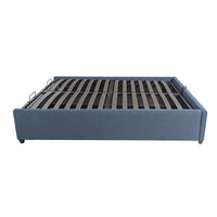 Contemporary Modern Skye Upholstered Storage Gas Lift Queen Bed Base