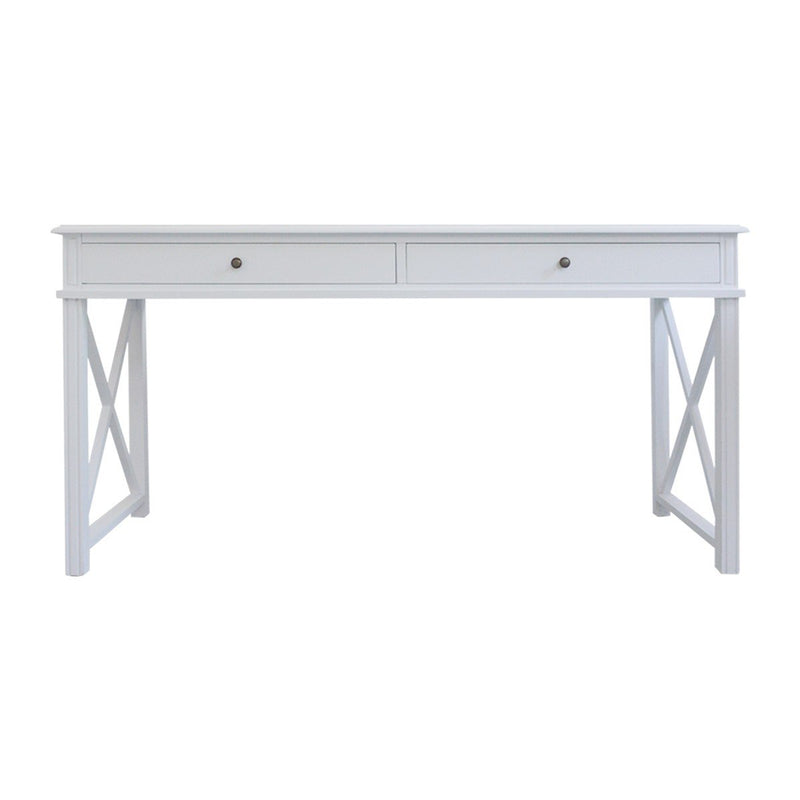 Hamptons Halifax Side Cross Console Hall Table / Study Desk