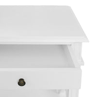 Hamptons Coastal Cross 1 Drawer Bedside Table