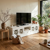 Hamptons Halifax Criss Cross TV Entertainment Unit