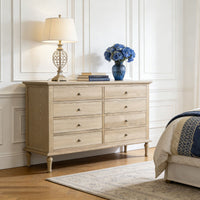 Hamptons Heritage 6-Drawer Tallboy Dresser