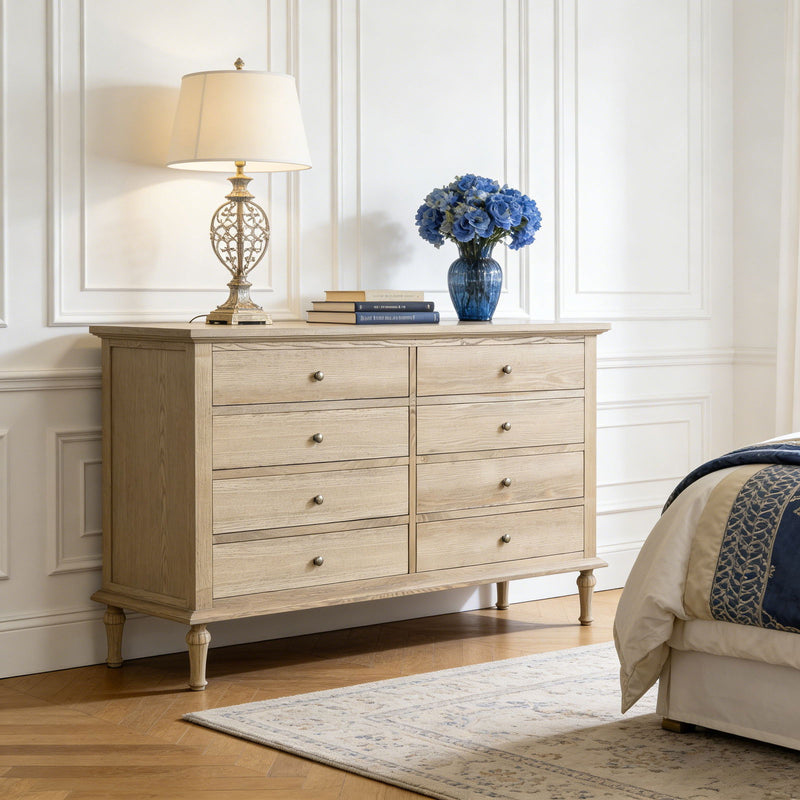 Hamptons Heritage 6-Drawer Tallboy Dresser