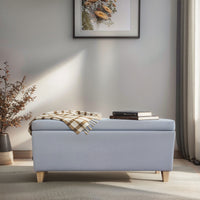 Contemporary Modern Bridgett Blanket Box Foot Stool