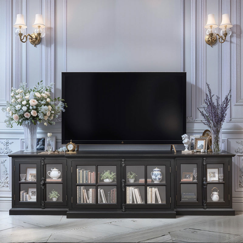 French Provincial Casement TV Entertainment Unit