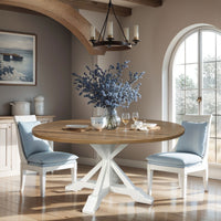 Hamptons Sorrento Round Trestle Dining Table