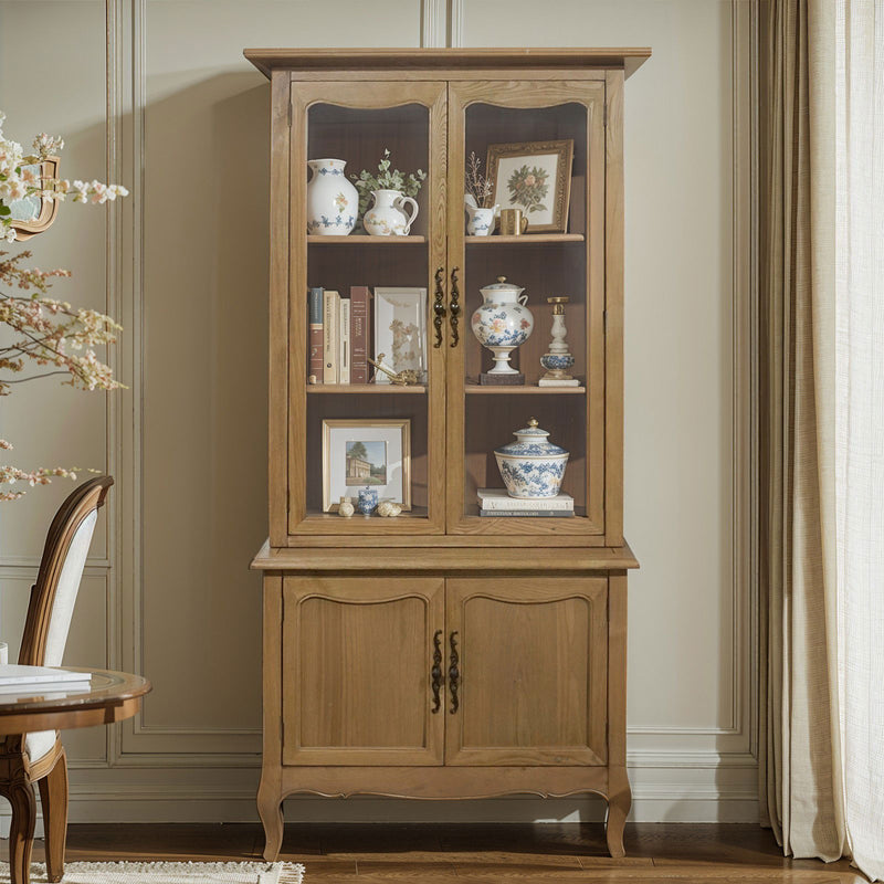 French Provincial Provence Furniture Display Cabinet Cupboard