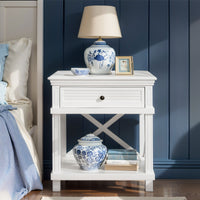 Hamptons Coastal Beach Bedside Table