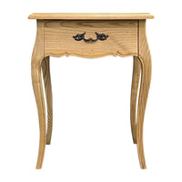 French Provincial Provence 1 Drawer Bedside Table