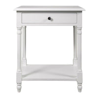 French Provincial Country Bedside Lamp Table