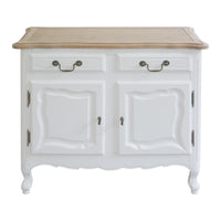 French Provincial Louis Vintage Small Buffet Cabinet