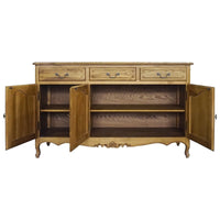 French Provincial Louis Vintage Buffet Cabinet