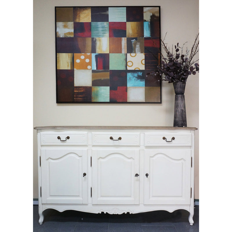 French Provincial Louis Vintage Buffet Cabinet