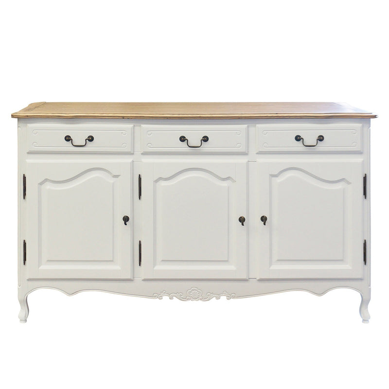 French Provincial Louis Vintage Buffet Cabinet