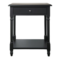 French Provincial Country Bedside Lamp Table