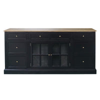 Hamptons Sorrento 2 Glass Door Sideboard Buffet