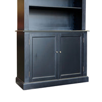 Hamptons Halifax Buffet and Hutch Library Bookcase Cabinet