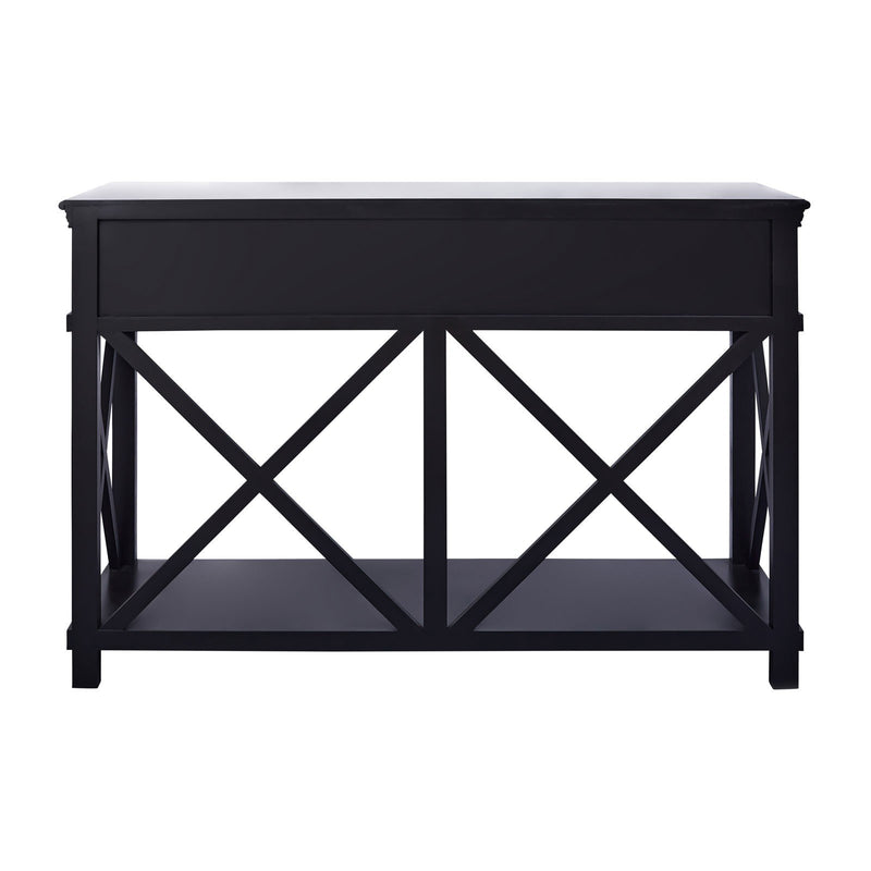 Hamptons Coastal Beach Cross Console Hall Table